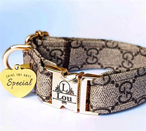 gucci dog collar replica|designer dog collars small dogs.